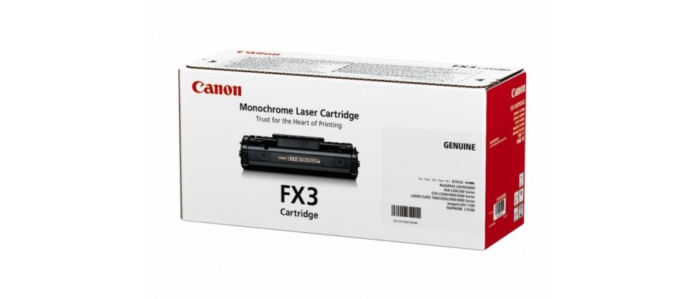 Canon FX3 Toner Cartridge  (2.7K pgs)
